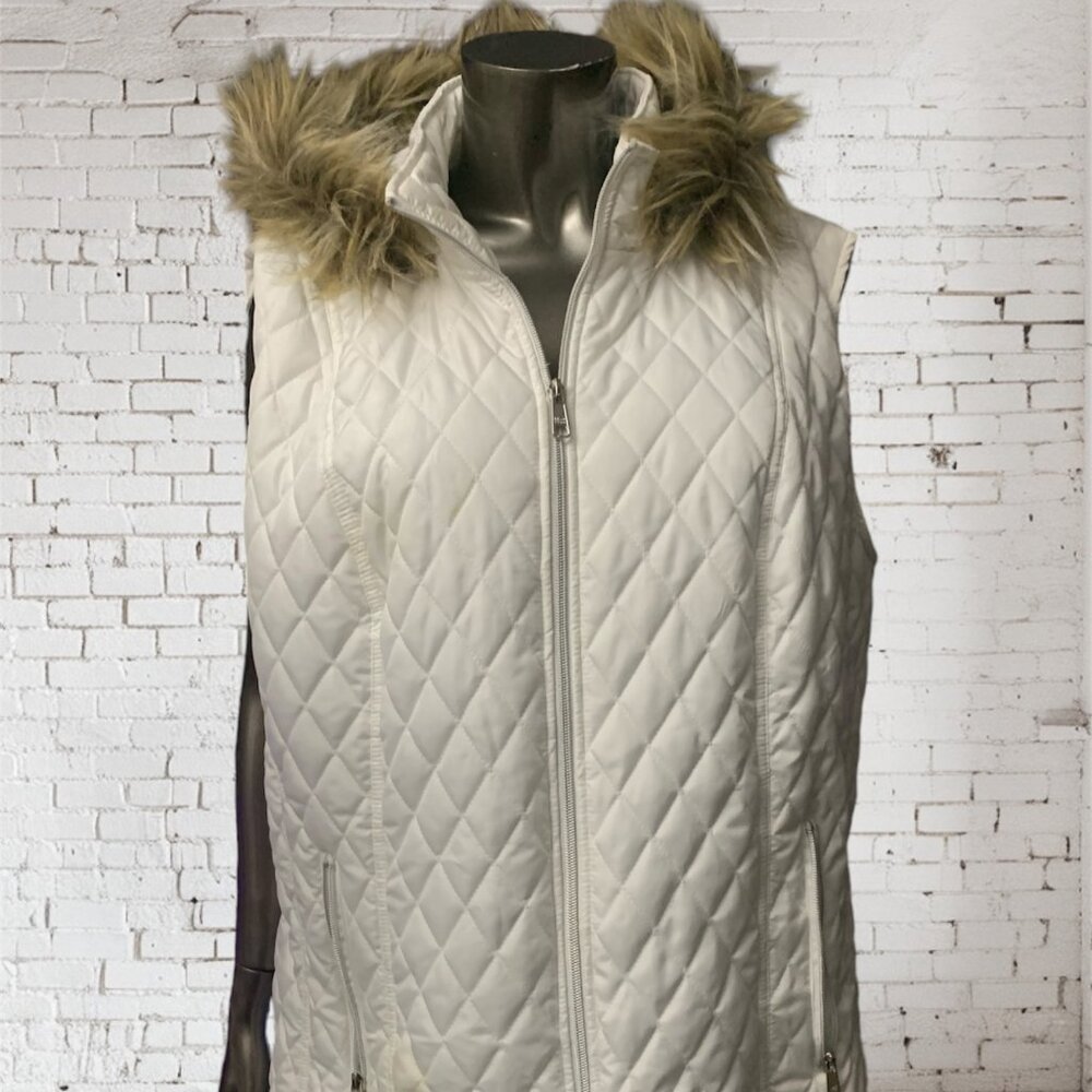 Quilted Hooded Puffer Vest by Black Rivet - Size 3XL